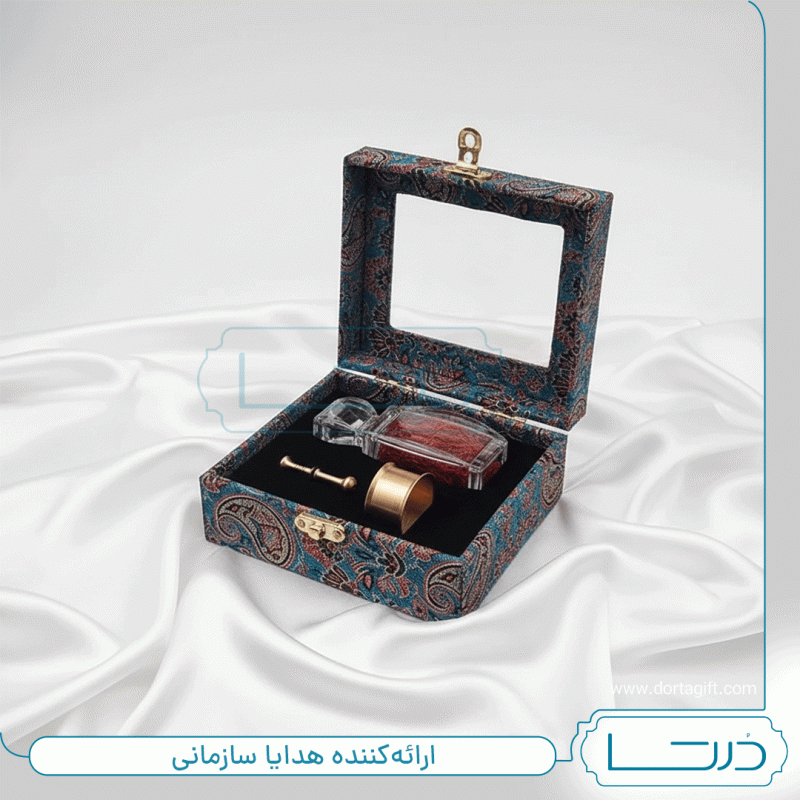 زعفران ترمه و کریستال
